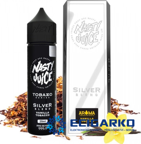 Nasty Juice Tobacco Shake and Vape 20/60ml Silver Blend
