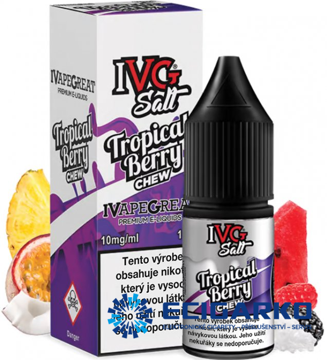 IVG SALT Tropical Berry Chew 10ml - Síla nikotínu: 20mg