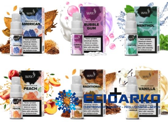E-liquid Way to Vape 10ml 5+1 zdarma