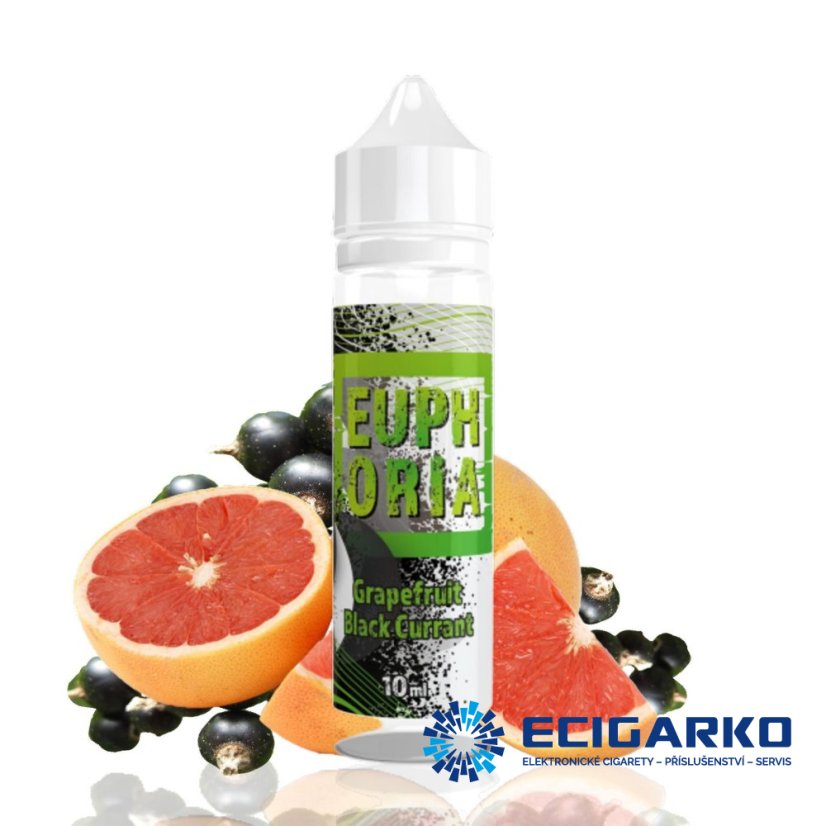 Euphoria Shake and Vape 10/60ml Grapefruit Black Currant