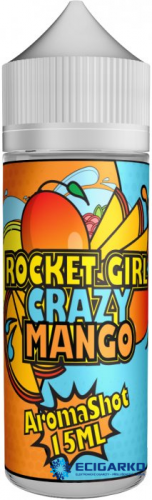 Rocket Girl Shake and Vape 15ml Crazy Mango