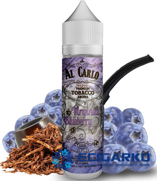 Al Carlo Shake and Vape 12/60ml Virginia Blueberry