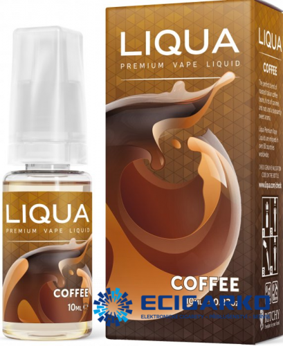 E-liquid Liqua Coffee (Káva) 10ml - Síla nikotínu: 18mg