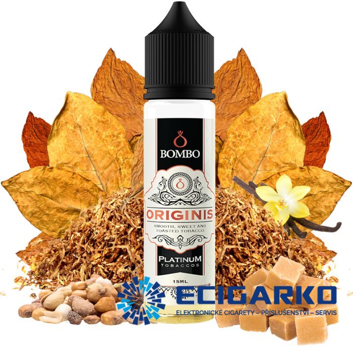 Bombo Platinum Tobaccos Shake and Vape 15/60ml Originis