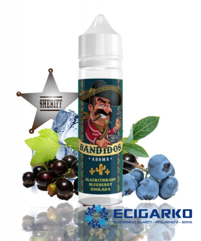 Bandidos Shake and Vape 10/60ml Blackcurrant Blueberry Koolada