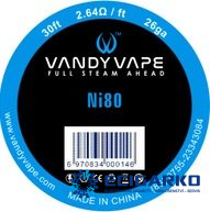 Vandy Vape NI80 odporový drát 26GA 9M