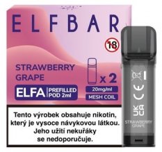 Elf Bar Elfa 2x cartridge Strawberry Grape 20mg