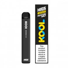 Higs KOOL jednorázová e-cigareta Banana Ice 20mg