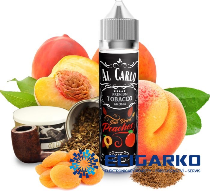 Al Carlo Shake and Vape 12/60ml Sun Dried Peaches