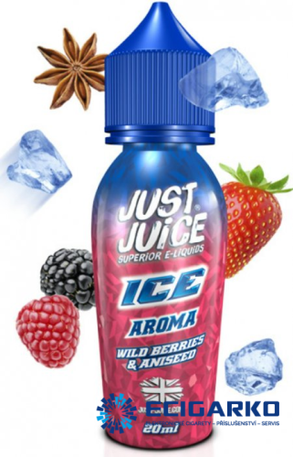 Just Juice Shake and Vape 20/60ml ICE Wild Berries & Aniseed