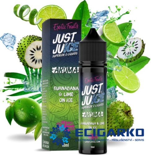 Just Juice Shake and Vape 10/60ml Guanabana & Lime On Ice