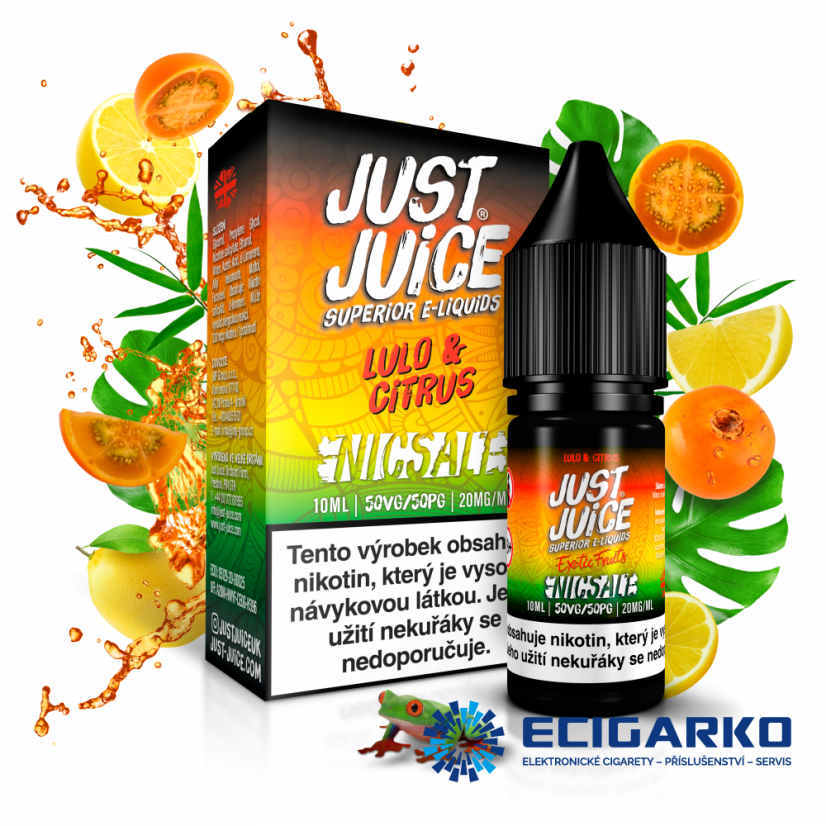 Just Juice SALT liquid Lulo & Citrus 10ml - Síla nikotínu: 11mg