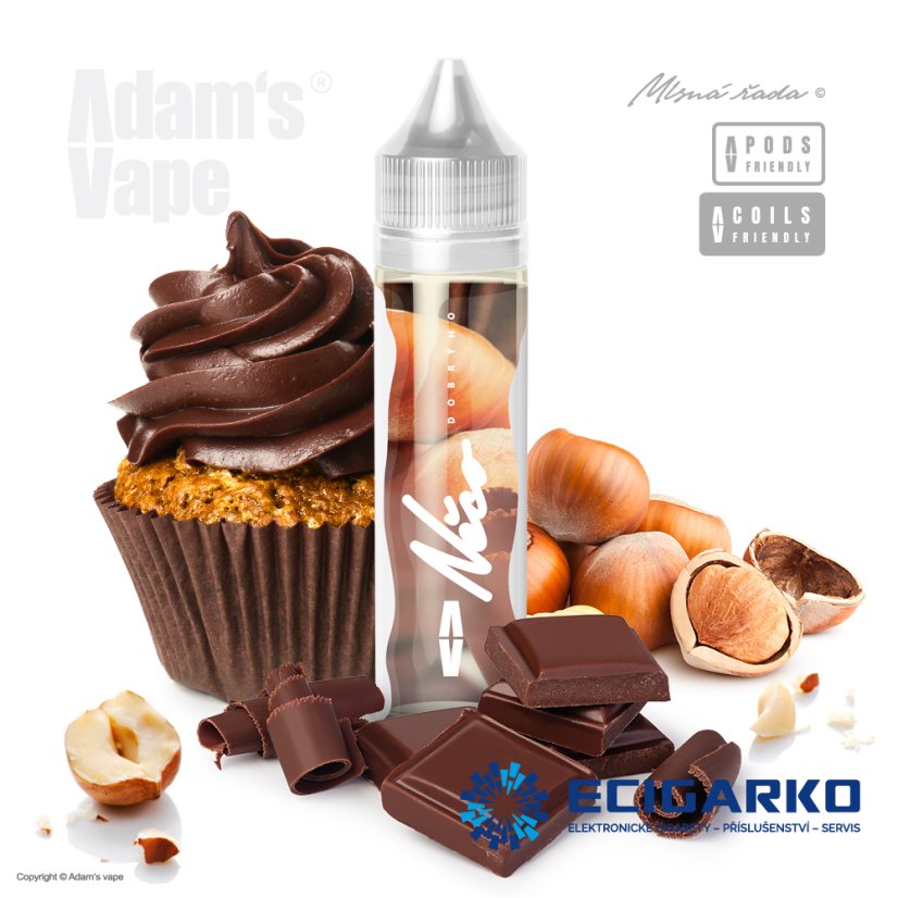 Adam's Vape Mlsná řada Shake and Vape 10/60ml Něco DOBRÝHO Adam's Vape Mlsná řada Shake and Vape 10/60ml Něco DOBRÝHO