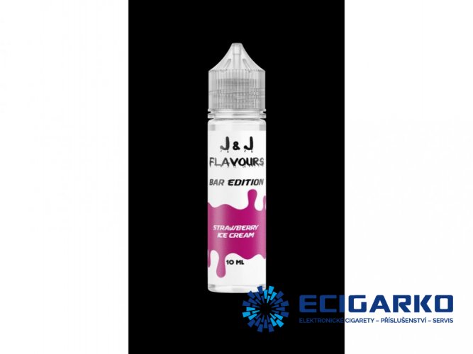 J&J Flavours Bar Edition Shake&Vape 10/60ml Strawberry Ice Cream