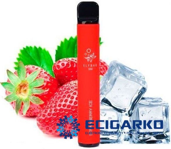 Elf Bar jednorázová e-cigareta Strawberry Ice 20mg
