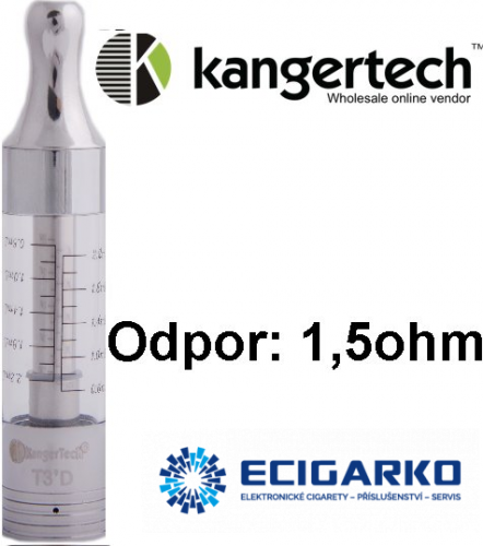 KangerTech T3D 1,5ohm clearomizér 2,2ml