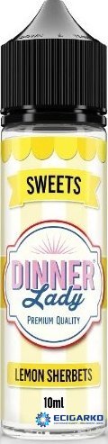 Dinner Lady Sweets Shake and Vape 10/60ml Lemon Sherbet