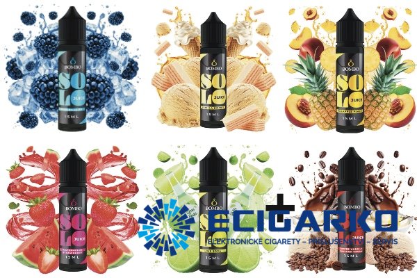 Bombo Solo Juice Shake and Vape 15/60ml 5+1 zdarma