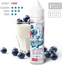 Adam's Vape American Series Shake and Vape 10/60ml Blueberry Cookie Yoghurt