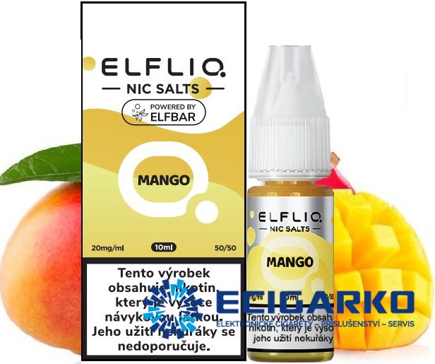 Elf Bar Elfliq SALT Mango 10ml - Síla nikotínu: 10mg Elf Bar Elfliq SALT Mango 10ml - Síla nikotínu: 10mg