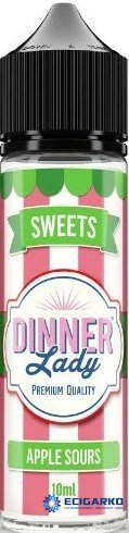 Dinner Lady Sweets Shake and Vape 10/60ml Apple Sours