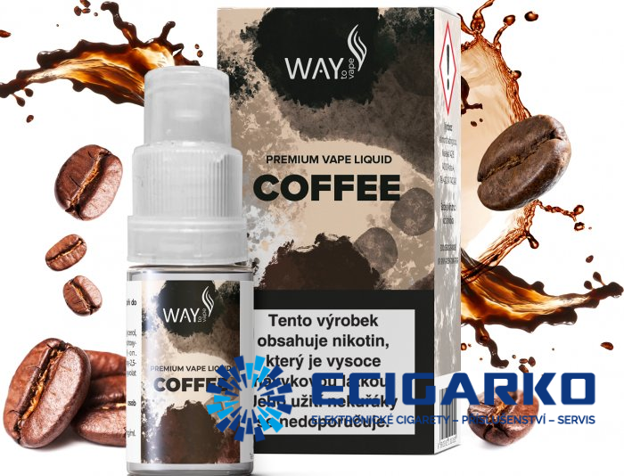 E-liquid Way to Vape Coffee 10ml - Síla nikotínu: 3mg E-liquid Way to Vape Coffee 10ml - Síla nikotínu: 3mg