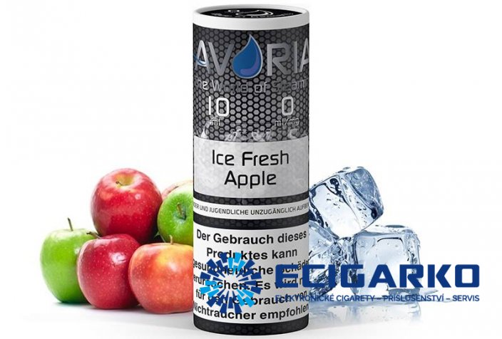 Avoria 10ml Ledové jablko (Ice Fresh Apple) - Síla nikotínu: 12mg