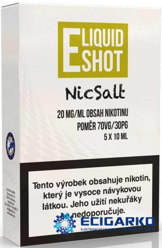 Expran E-Liquid SHOT SALT 5x10ml VPG 30/70 20mg