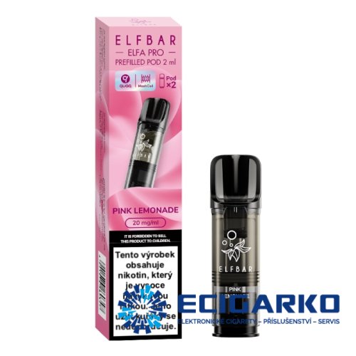 Elf Bar Elfa Pro 2x cartridge Pink Lemonade 20mg