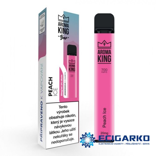 Aroma King AK Classic jednorázová e-cigareta Peach Ice 20mg