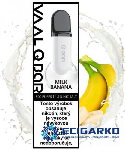 Joyetech VAAL Q Bar jednorázová e-cigareta Milk Banana 17mg