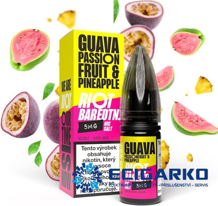 Riot BAR EDTN SALT Guava Passionfruit Pineapple 10ml