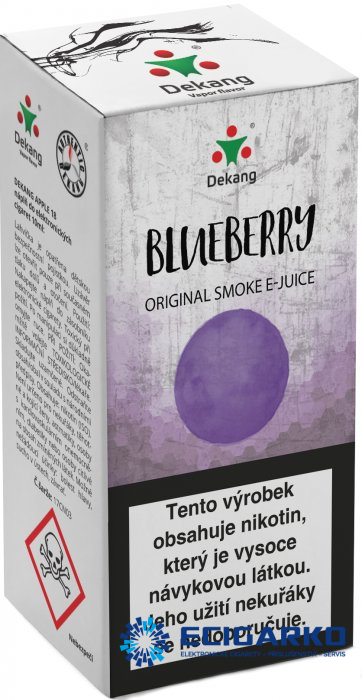 E-liquid Dekang 10ml Borůvka - Síla nikotínu: 11mg