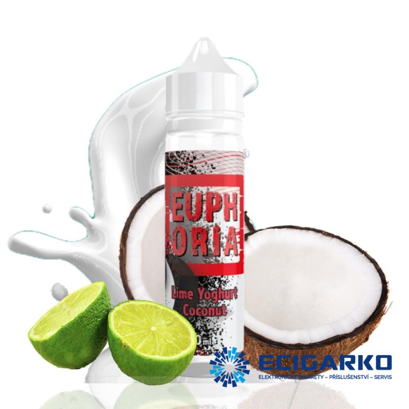 Euphoria Shake and Vape 10/60ml Lime Yoghurt Coconut