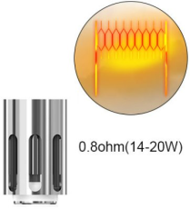 Joyetech eGo AIO BFC žhavící hlava 0,8ohm