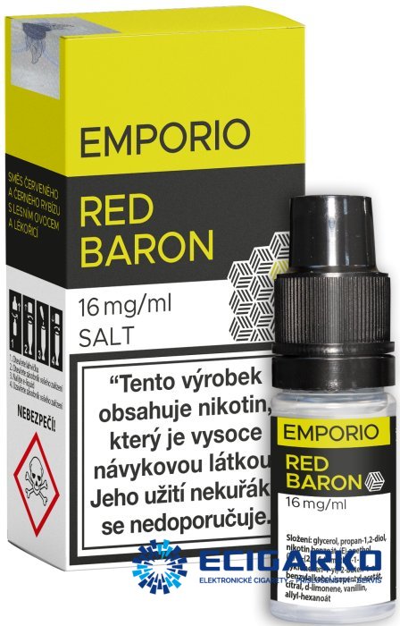EMPORIO SALT liquid Red Baron 10ml - Síla nikotínu: 20mg