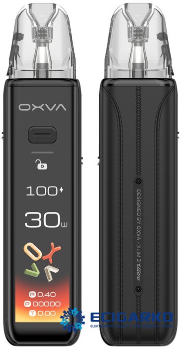 OXVA Xlim 3 ULTRA POD 1500mAh - Barva produktu: Midnight Black