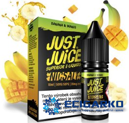 Just Juice SALT liquid Banana & Mango 10ml