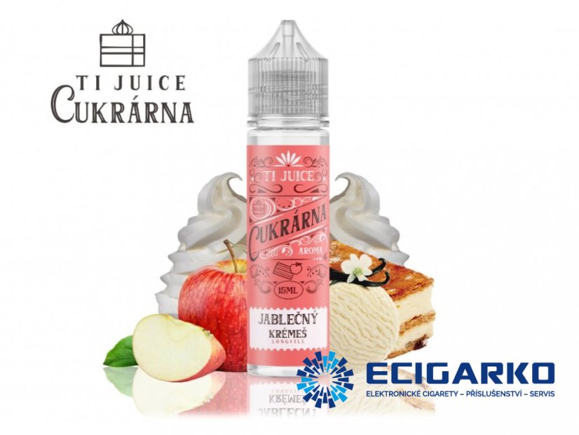 Ti Juice Cukrárna Shake and Vape 10/60ml Jablečný Krémeš