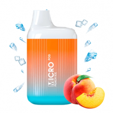 Micro Pod jednorázová e-cigareta Peach Ice 20mg