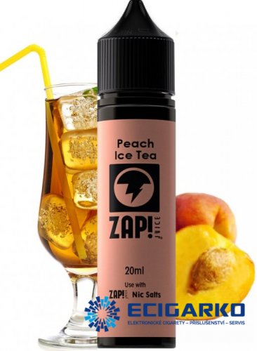 ZAP! Juice ZAP Shake and Vape 20/60ml Peach Ice Tea