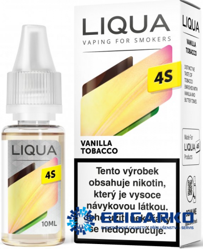 Liqua 4S Salt liquid 10ml Vanilla Tobacco 18mg