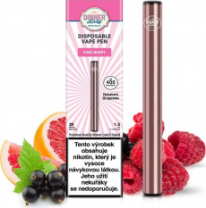 Dinner Lady Vape Pen jednorázová e-cigareta 20mg Pink Berry