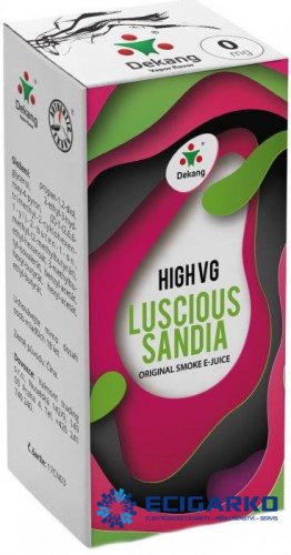 Dekang High VG 10ml Luscious Sandia (Vodní meloun) - Síla nikotínu: 6mg