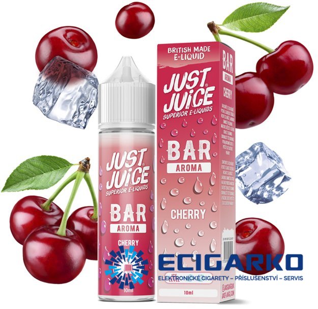 Just Juice Bar Range Shake and Vape 10/60ml Cherry Just Juice Bar Range Shake and Vape 10/60ml Cherry