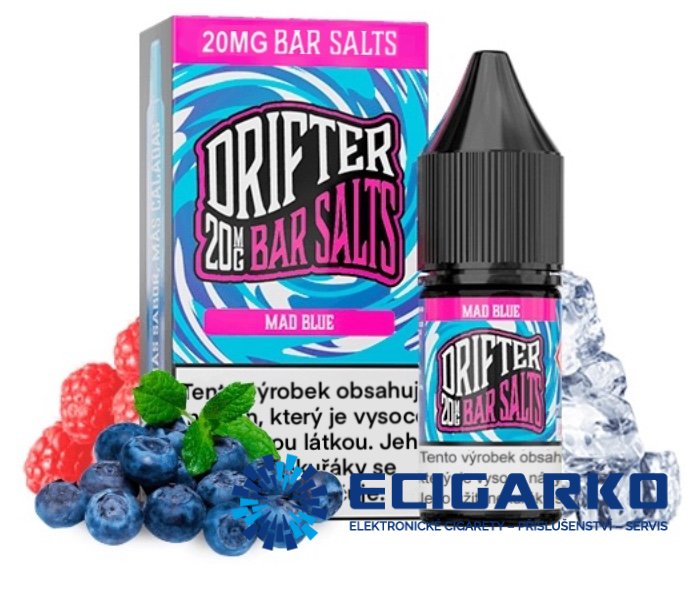 Drifter Bar Salts SALT Mad Blue 10ml Drifter Bar Salts SALT Mad Blue 10ml