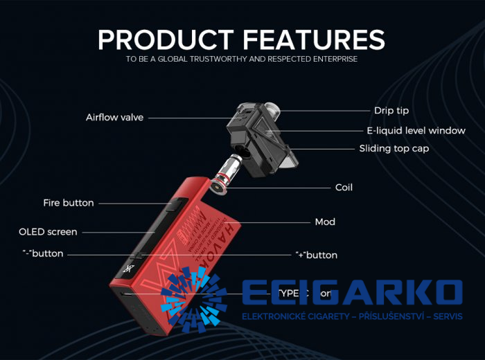 Uwell HAVOK V1 POD 1800mAh