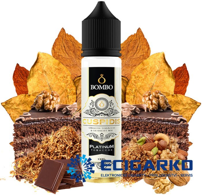 Bombo Platinum Tobaccos Shake and Vape 15/60ml Cuspidis