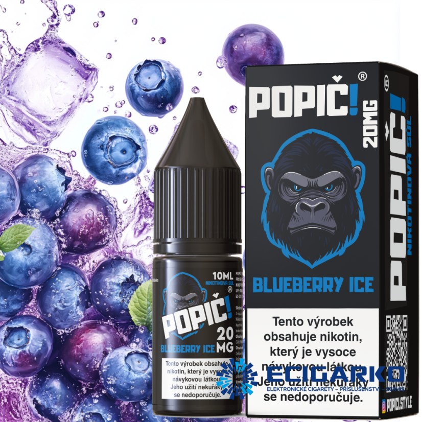 Popič! SALT Blueberry Ice 20mg 10ml