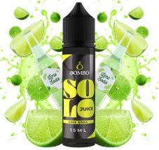Bombo Solo Juice Shake and Vape 15/60ml Lime Soda